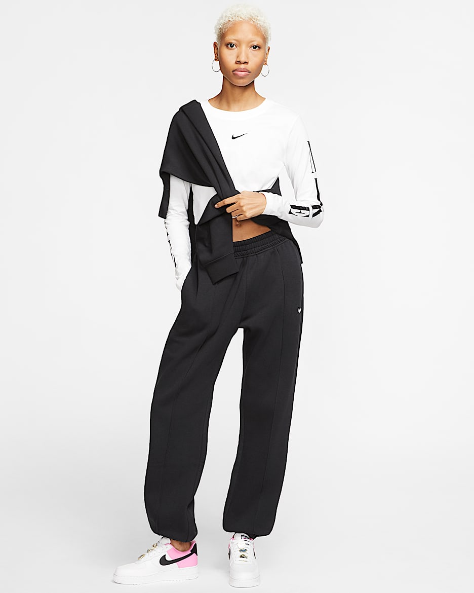 Nike sportswear essential fleece sweatpants sale